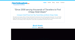 Desktop Screenshot of americacheaphotels.com