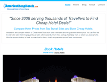 Tablet Screenshot of americacheaphotels.com